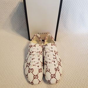 New Gucci Ace sneakers with GG pattern